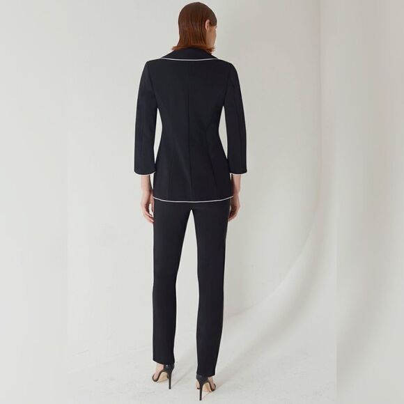 Chiara Boni La Petite Robe Petronilla Piping Pants In Size 0 - Picture 12 of 12